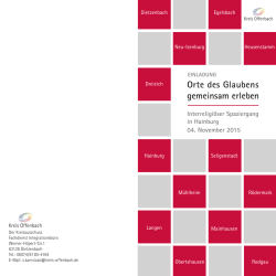 Orte des Glaubens gemeinsam erleben