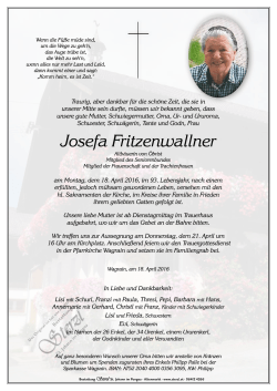 Josefa Fritzenwallner