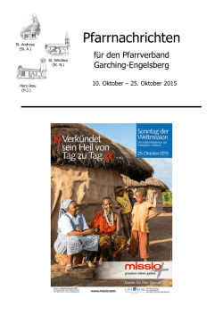 GOTTESDIENSTORDNUNG vom 04 - Pfarrverband Garching