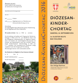 DI&ouml;ZEsAN-KINDERCHORTAG 2016DI&ouml;ZEsAN