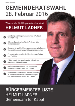 finden Sie alle Infos zum Kandidaten Helmut Ladner als PDF