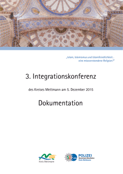 Dokumentation: Integrationskonferenz 2015 (PDF