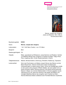 Werner, Joseph (der Jüngere), Justiz und Weisheit, 160 x 106 cm