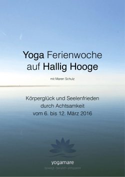 Yoga Ferienwoche auf Hallig Hooge