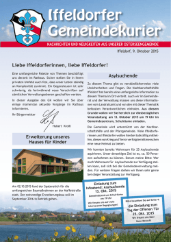 Iffeldorfer Gemeindekurier