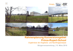 Rahmenplanung Konversionsgebiet Prince-Rupert-School