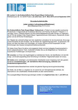 Grundschullehrkr&auml;fte (oder andere