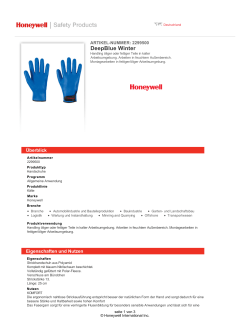 DeepBlue Winter - Honeywell Safety Products