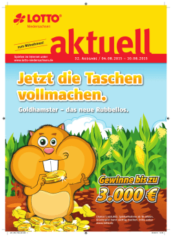 Goldhamster - das neue Rubbellos.