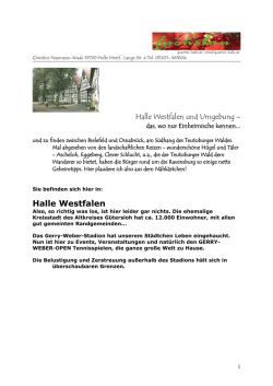 Halle Westfalen - Bei