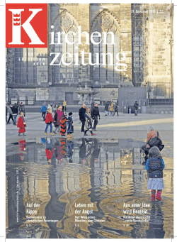 Auf der Kippe Leben mit der Angst Aus einer Idee wird Realität