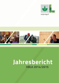 Jahresbericht 2015