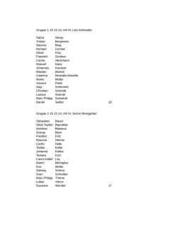 Gruppe 1, Di 12-14, HS III, Lisa Schneider Sabra Akcay Tristan