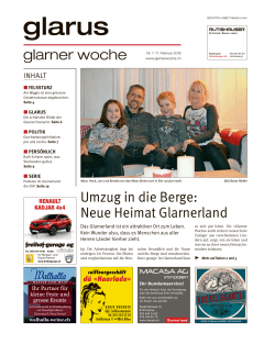 Umzug in die Berge: Neue Heimat Glarnerland