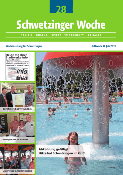 Schwetzinger Woche