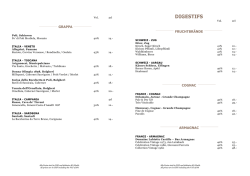 digestifs - Kursaal Bern