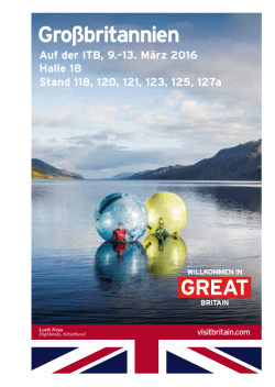 Gro&szlig;britannien - VisitBritain Trade