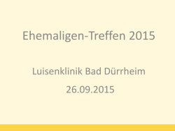 Powerpoint-Vortrag 2015