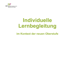 Individuelle Lernbegleitung