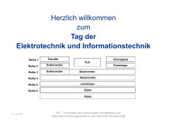 PowerPoint-Präsentation - ETIT - KIT-Fakultät für Elektrotechnik und