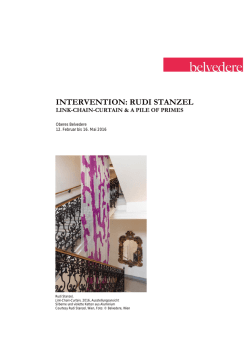 intervention: rudi stanzel