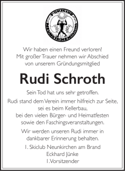 Rudi Schroth - Skiclub Neunkirchen