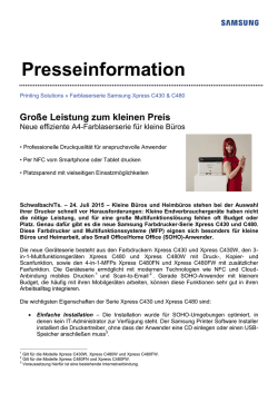 Gro&szlig;e Leistung zum kleinen Preis