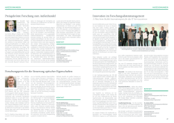 Innovation im Forschungsdatenmanagement Preisgekr&ouml;nte