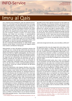 Imru al Qais - bei Heilig Land Wein