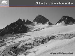 GletscherkundeHT06 - &Ouml;sterreichischer Alpenverein