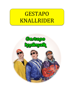 GESTAPO KNALLRIDER