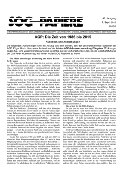 Informationsdienst der Arbeitsgemeinschaft von Priester