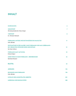 INHALT - Michael Imhof Verlag