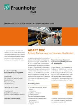 AdaptDRC - Fraunhofer IDMT