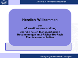 18 C - Fachschaftsrat Jura der Universität Göttingen