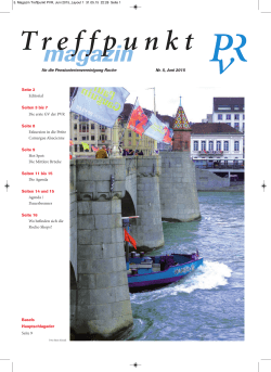 magazin - Pensioniertenvereinigung Roche