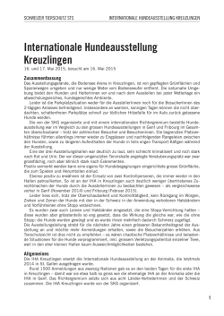 Internationale Hundeausstellung Kreuzlingen