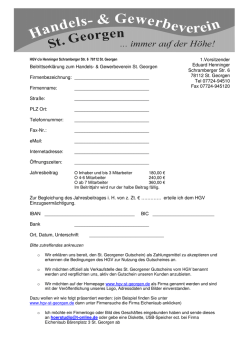 Einfach hier klicken, Anmeldeformular ausdrucken und zusenden