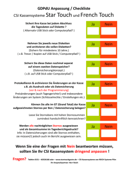 Checkliste CSI