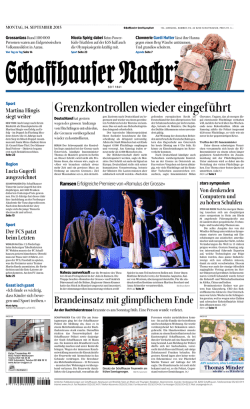 Grenzkontrollen wieder eingef&uuml;hrt