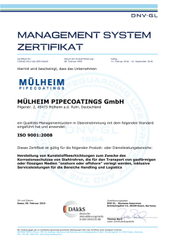 MÜLHEIM PIPECOATINGS GmbH