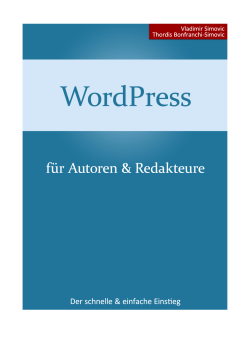 WordPress-Anleitung für Autoren und Redakteure