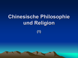 Chinesische Philosophie und Religion