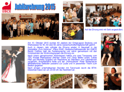 Jubilarehrung 2015