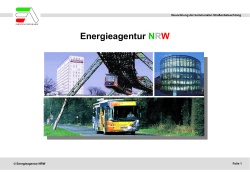 Vortrag2: "Die EnergieAgentur.NRW"