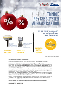 TRIMBLE R8s GNSS-SYSTEM WEIHNACHTSAKTION