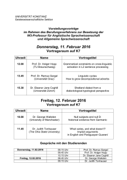 Programm - Universität Konstanz