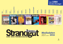 Mediadaten - Strandgut