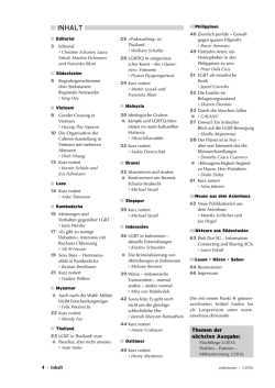 Inhaltsverzeichnis