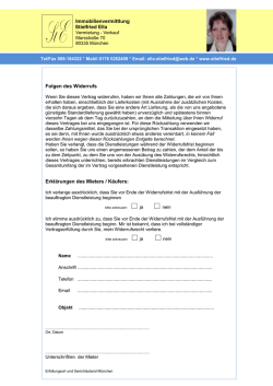 StE Folgen des WIDERRUFS - ella stielfried